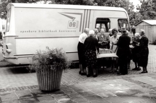 A bookmobile of the Heerenveen public library