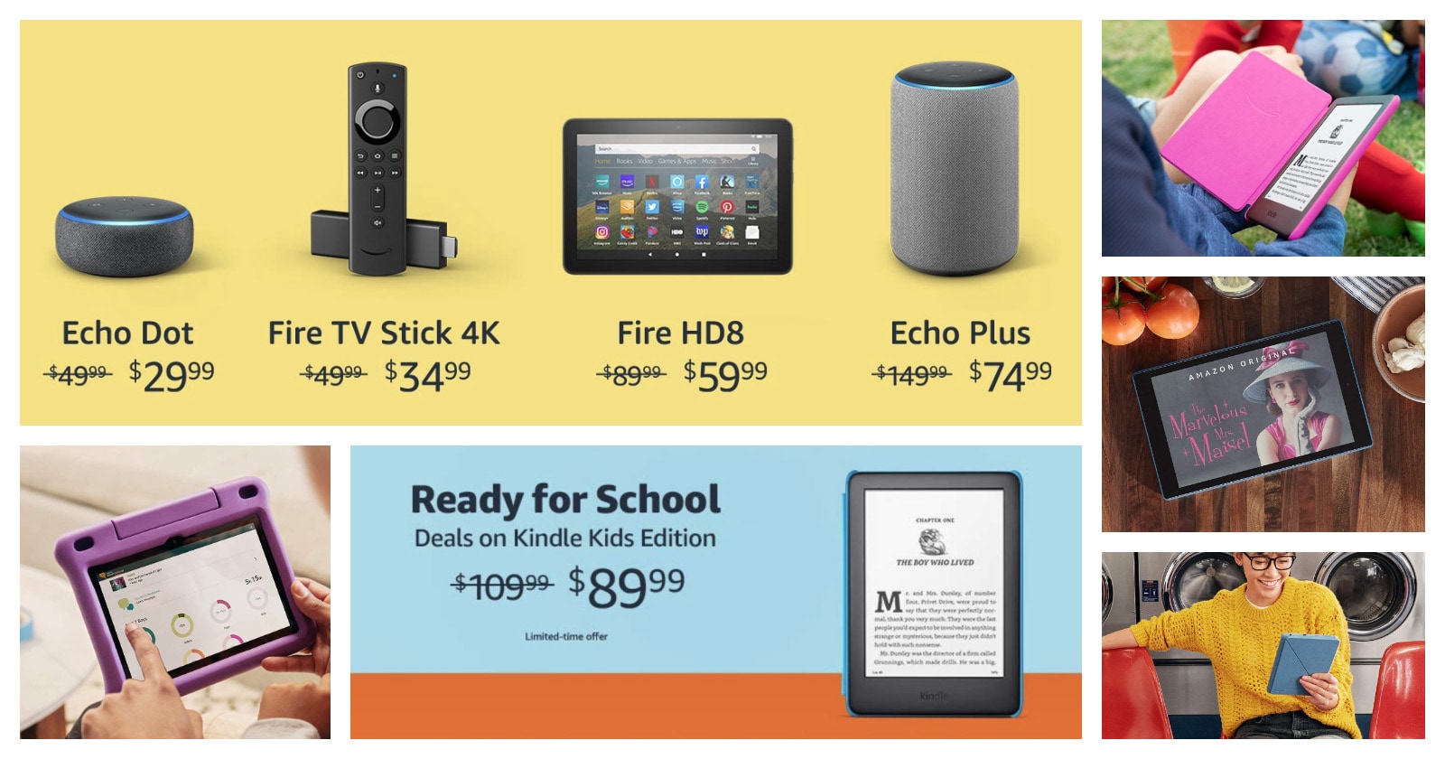 Back-to-school Kindle and Fire offers 2020