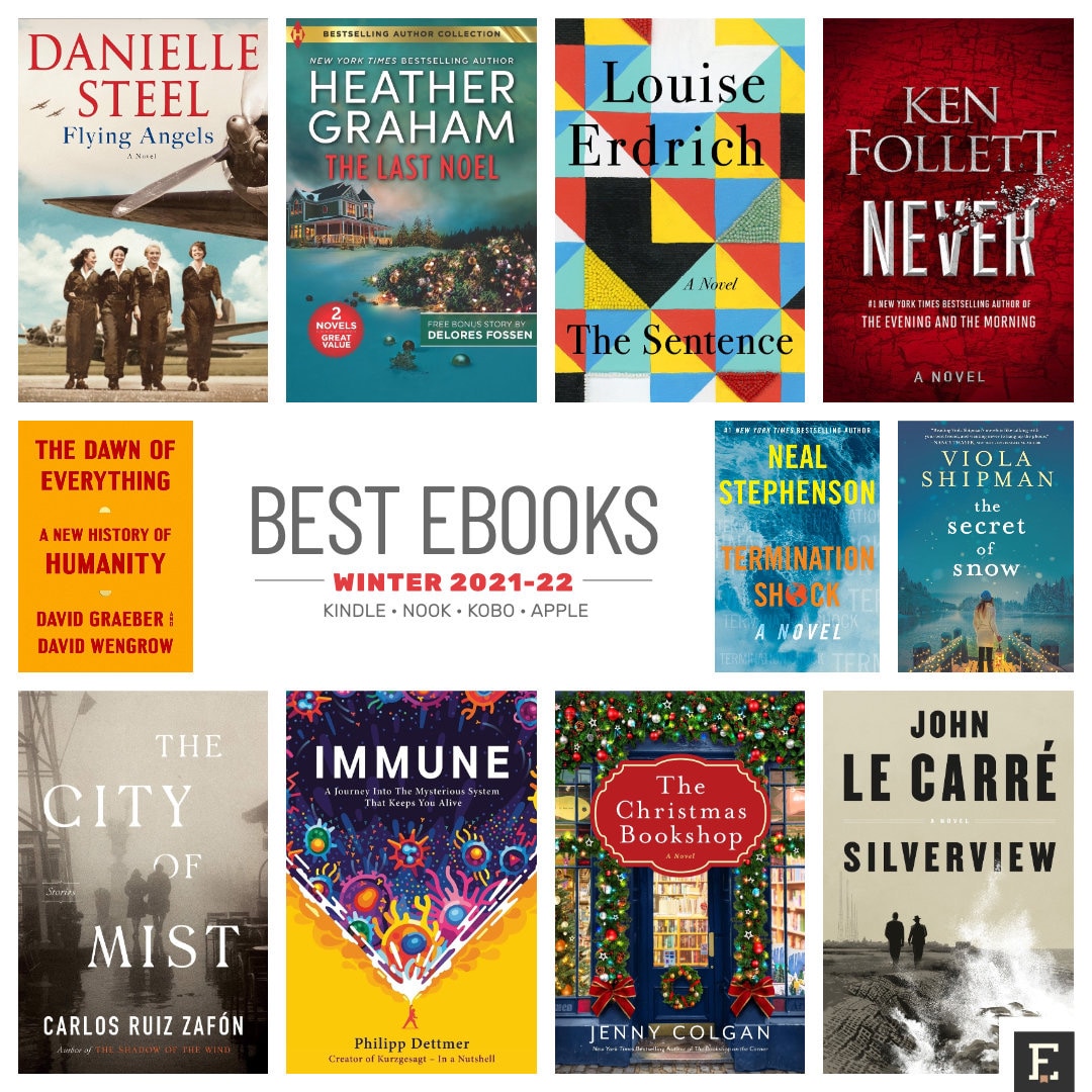 Best ebooks winter 2021-22 - Kindle Kobo Nook Apple