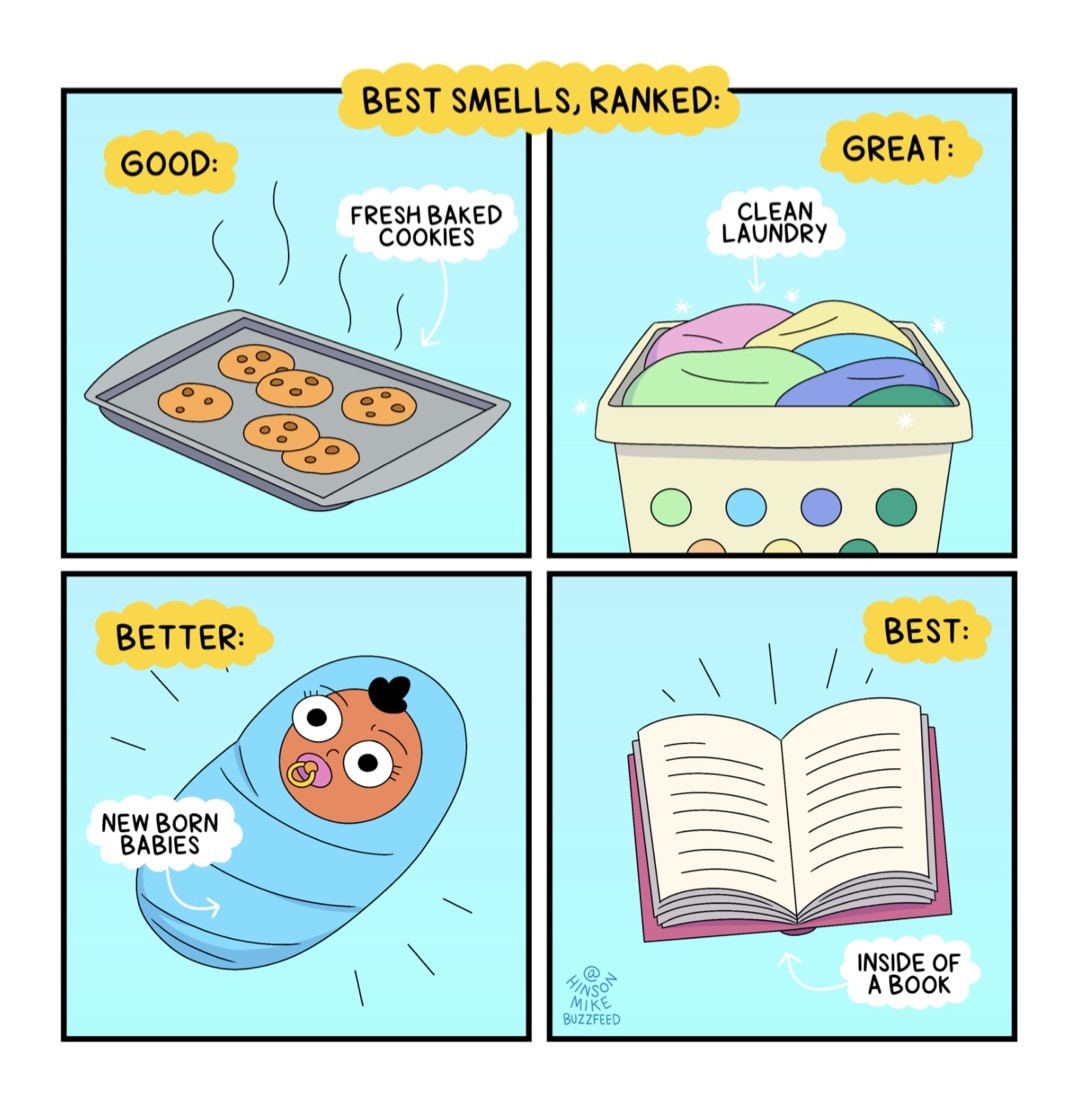 Best Smells Ranked - best cartoons about books