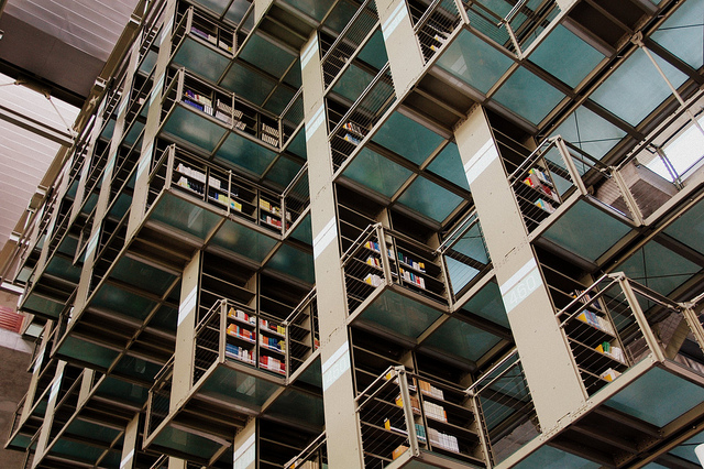 Biblioteca José Vasconcelos - located in Mexico City, this stunning building is called #megalibrary