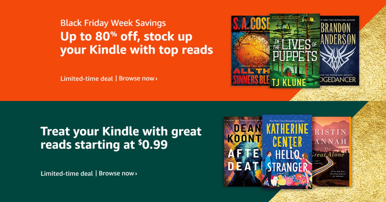 Almost 1,100 Kindle ebooks are on sale for Black Friday and Cyber Monday 2023