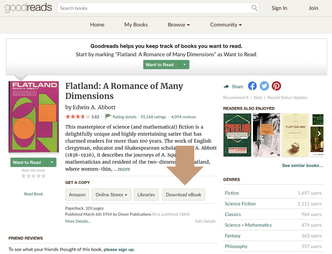 Download free ebooks for Kindle directly from Goodreads