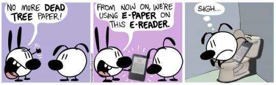 E-readers in the toilet - #cartoon