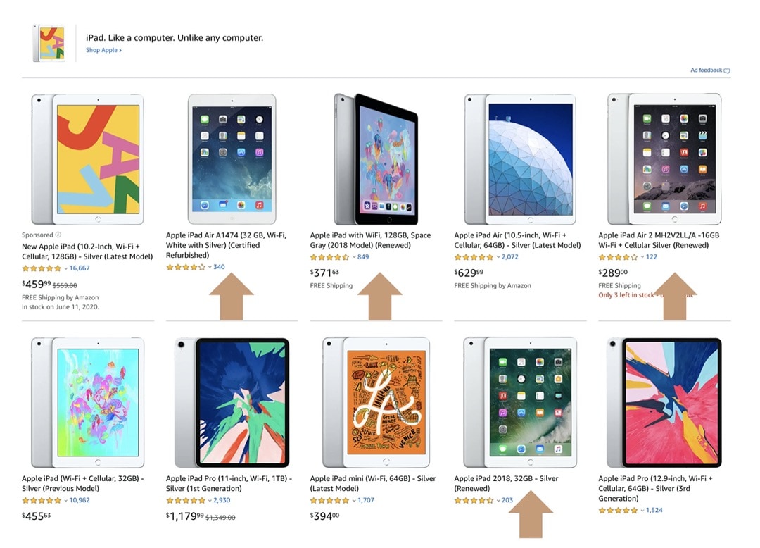 3 ways to find refurbished iPads on Amazon