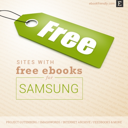 Free books for Samsung tablets – where to find them