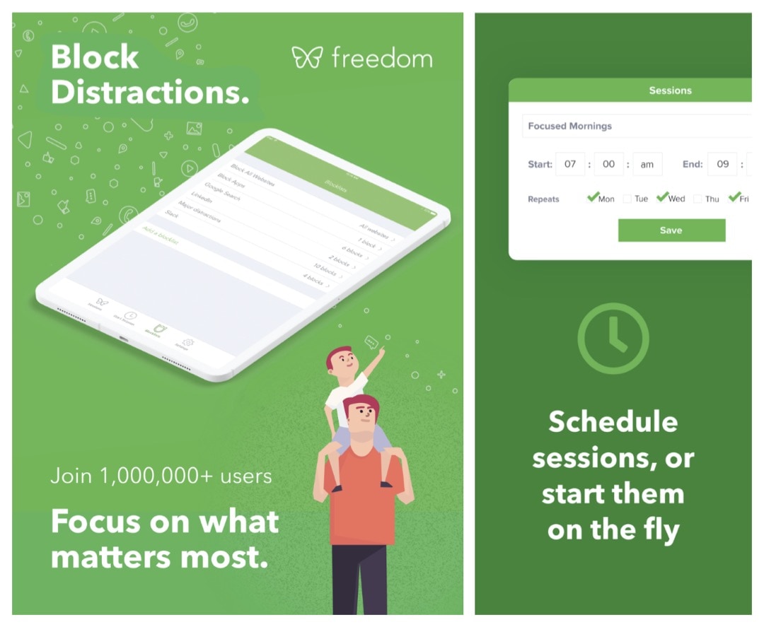 Freedom Block Distractions - best iPad apps for students