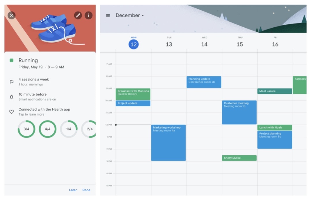 Google Calendar GCal - helpful iPad apps students