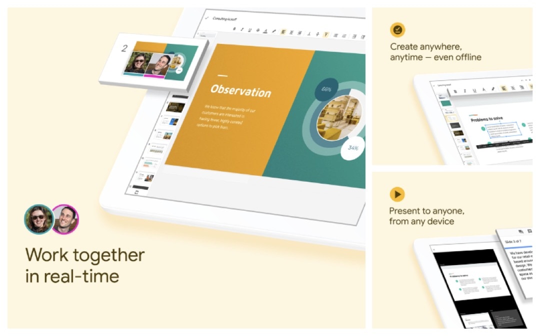 Google Slides - best iPad apps studying