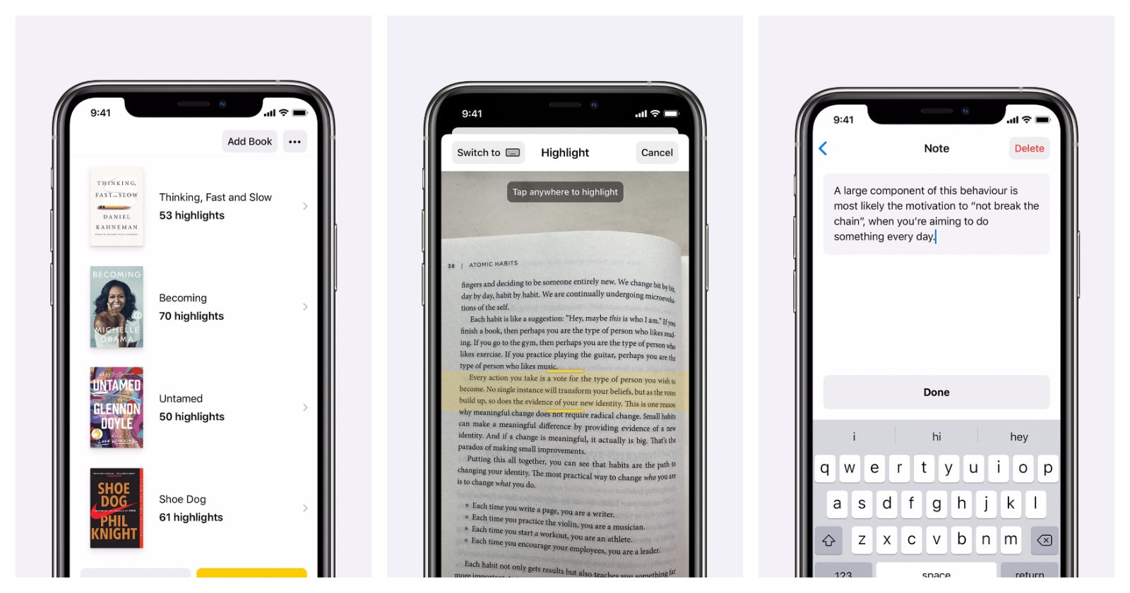 Highlighted Book Scanner for iPad iPhone