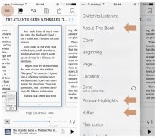 Kindle for iPad and iPhone - learn more about the book using unique features