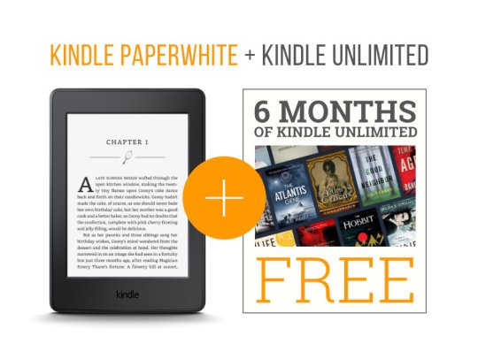 Kindle Paperwhite and Kindle Unlimited special bundle