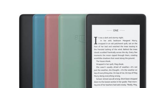 Kindle Paperwhite in Sage and Plum new colors