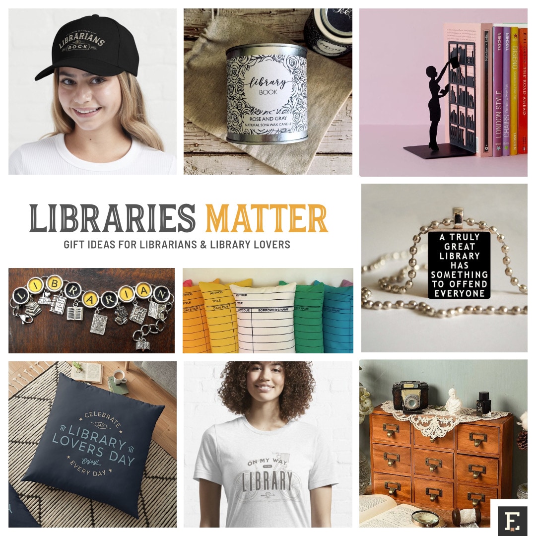 Library gifts and merch ideas