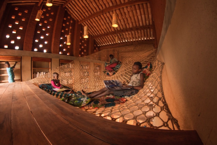 Library of Muyinga in Burundi - reading space