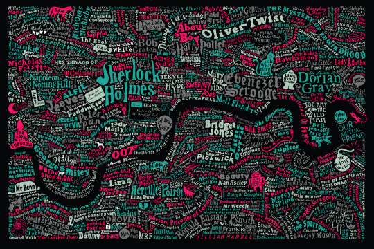 Literary maps - Literary London