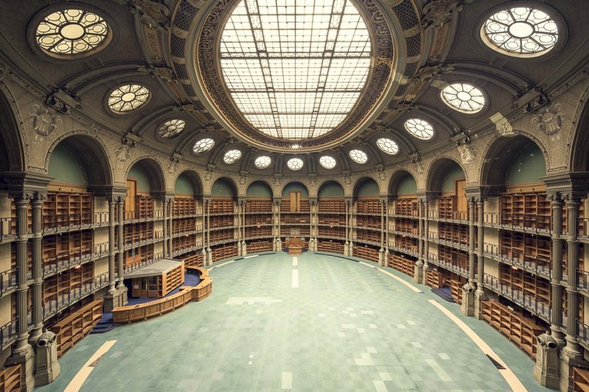 Richeleu Reading Room at the National Library of France