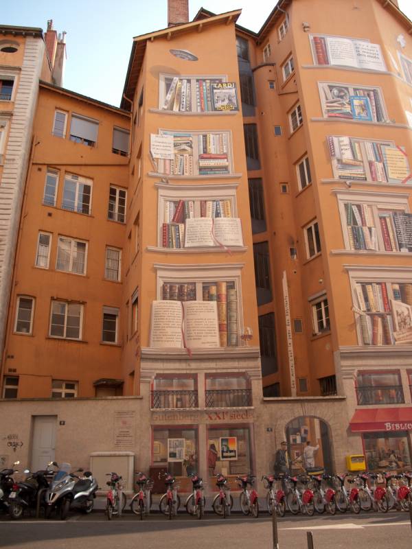 Street art - La Bibliotèque De La Cité