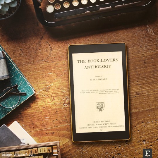 The Book Lovers' Anthology is 1911 book that's a fascinating collection of timeless quotes about books, reading, and libraries