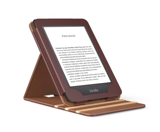 Vertical flip Kindle 2019 stand case