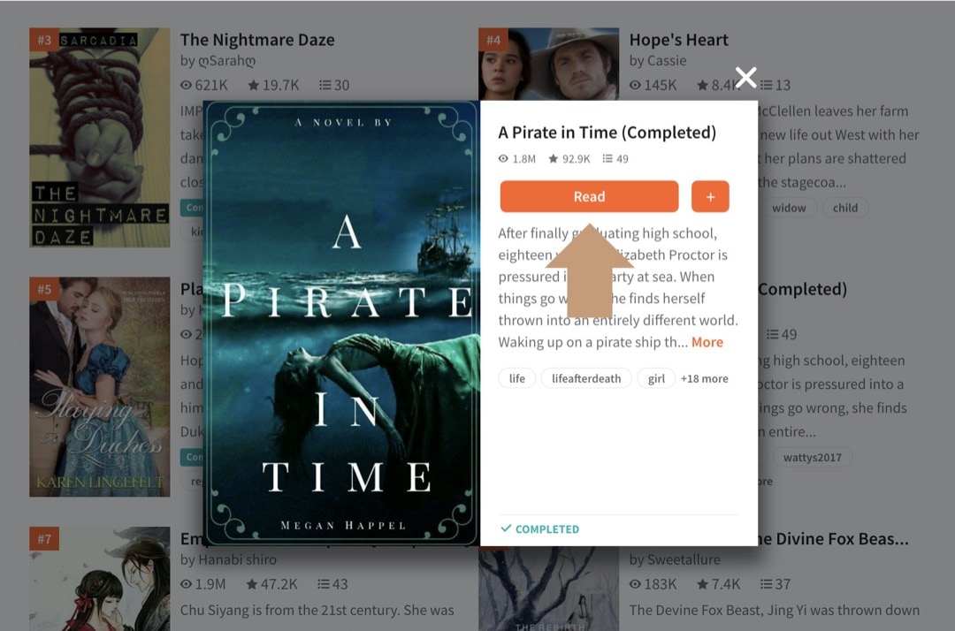 Wattpad - best sites to read books online