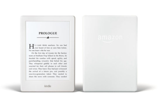 White Kindle 2016 update - front and back cover